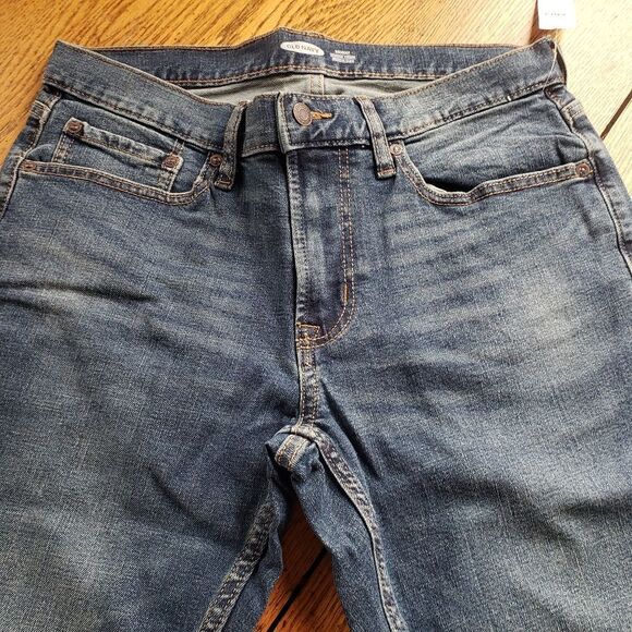 Old Navy Men's Flex Skinny 5 pocket Medium Wash Jeans 32 x 36 NIP NWT - Picture 8 of 11